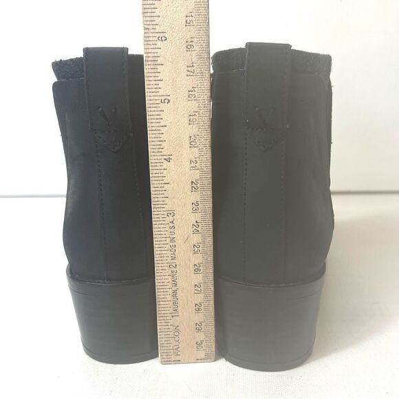Vionic Black Leather Ankle Booties Block Heel Women's Sz 7 Comfort Casual Zip Up - Picture 8 of 10